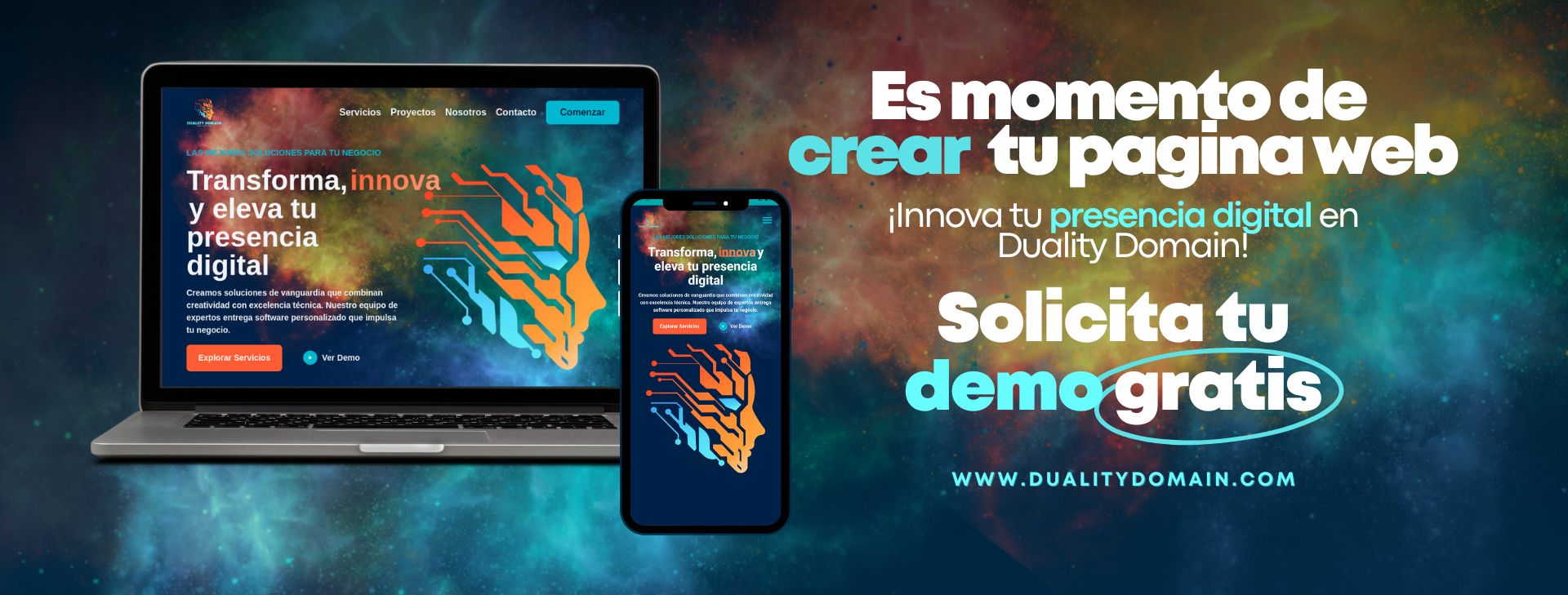 Duality Domain - Servicios de desarrollo web y diseño digital